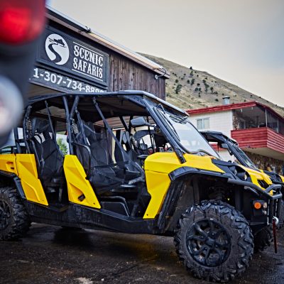 a car parked on the side of a road